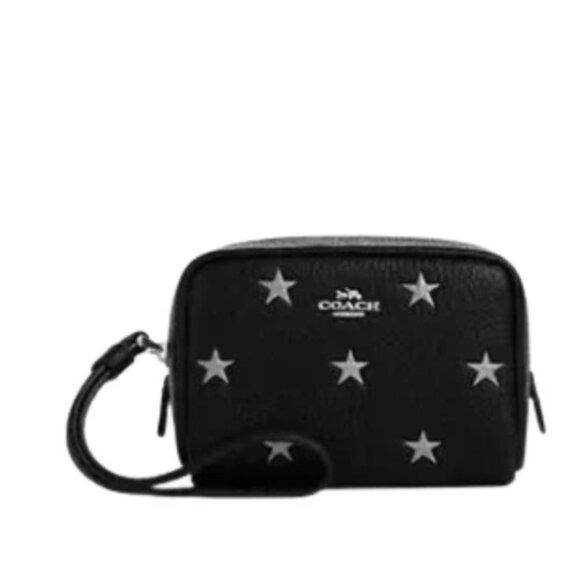 Coach Pouch Wristlet With Star Print - Picture 6 of 7